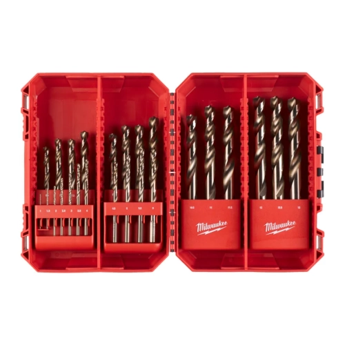 Zestaw wierteł do metalu Milwaukee HSS-G TIN COBALT 1-13 mm (25 szt.)