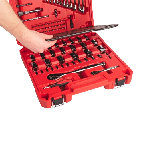 Zestaw nasadek i grzechotek dla mechaników 87 elemetów Milwaukee 4932501844
