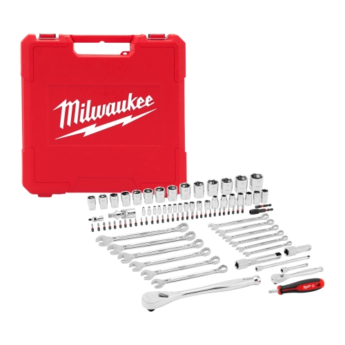 Zestaw nasadek i grzechotek dla mechaników 87 elemetów Milwaukee 4932501844