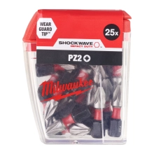 Bit udarowy Milwaukee SHOCKWAVE IMPACT DUTY PZ 2 / 25 mm (25szt) – widok 2 Bit udarowy Milwaukee SHOCKWAVE IMPACT DUTY PZ 2 / 25 mm (25szt) – widok 2