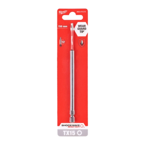 Bit udarowy Milwaukee SHOCKWAVE IMPACT DUTY TORX 15 / 150 mm