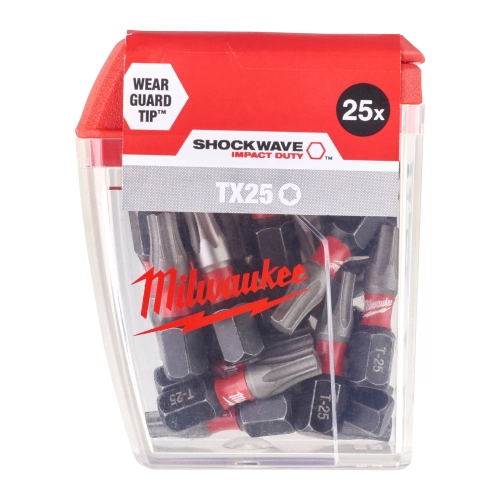 Bit udarowy Milwaukee SHOCKWAVE IMPACT DUTY TORX 25 / 25 mm (25szt)