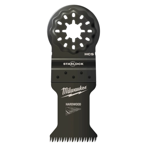 Brzeszczot 3-ostrzowy bimetalowy do cięcia wgłębnego drewna Milwaukee STARLOCK 35x42 mm – widok 2
