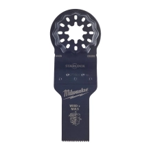 Brzeszczot bimetalowy do cięcia wgłębnego drewna z gwoździami Milwaukee STARLOCK 34x20 mm – widok 2 Brzeszczot bimetalowy do cięcia wgłębnego drewna z gwoździami Milwaukee STARLOCK 34x20 mm – widok 2