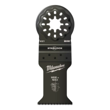 Brzeszczot bimetalowy do cięcia wgłębnego drewna z gwoździami Milwaukee STARLOCK 42x35 mm – widok 2