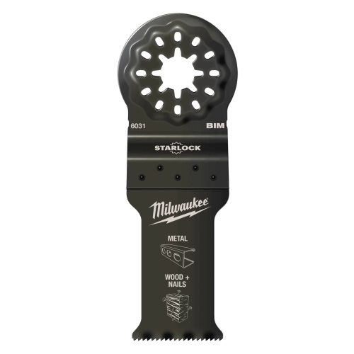 Brzeszczot bimetalowy do cięcia wgłębnego wielu materiałów Milwaukee STARLOCK 47x28 mm – widok 2