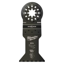 Brzeszczot bimetalowy do cięcia wgłębnego wielu materiałów Milwaukee STARLOCK 47x43 mm – widok 2