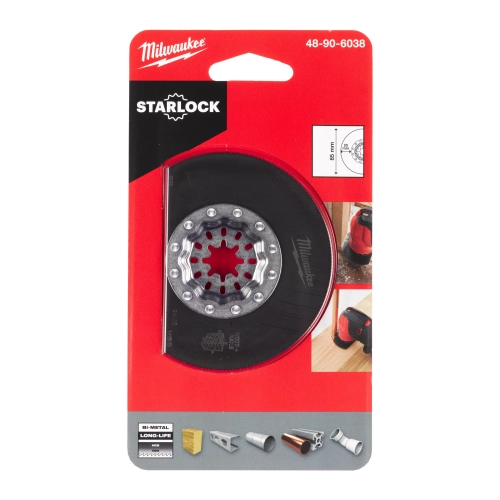 Brzeszczot płaski segmentowy do przycinania krawędzi Milwaukee STARLOCK 20x85 mm