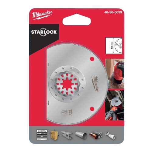 Brzeszczot płaski segmentowy z bimetalu do przycinania krawędzi Milwaukee STARLOCK 28x100 mm