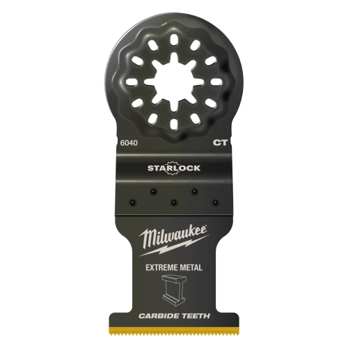 Brzeszczot z węglikiem do cięcia wgłębnego wielu materiałów Milwaukee STARLOCK 32x35 mm – widok 2