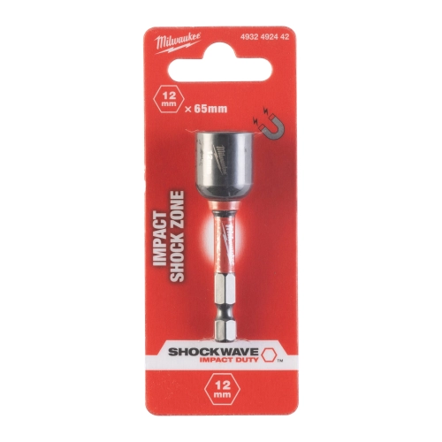 Nasadka udarowa magnetyczna Milwaukee SHOCKWAVE HEX 12 mm – widok 2
