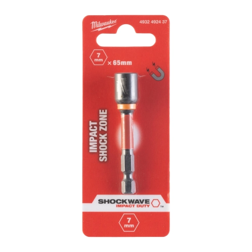 Nasadka udarowa magnetyczna Milwaukee SHOCKWAVE HEX 7 mm – widok 2