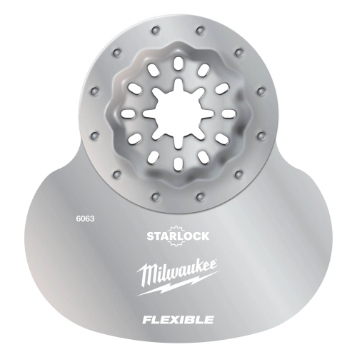 Skrobak elastyczny do multitoola Milwaukee STARLOCK 70 mm – widok 2 Skrobak elastyczny do multitoola Milwaukee STARLOCK 70 mm – widok 2