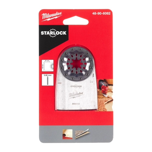 Skrobak sztywny do multitoola Milwaukee STARLOCK 52x37 mm