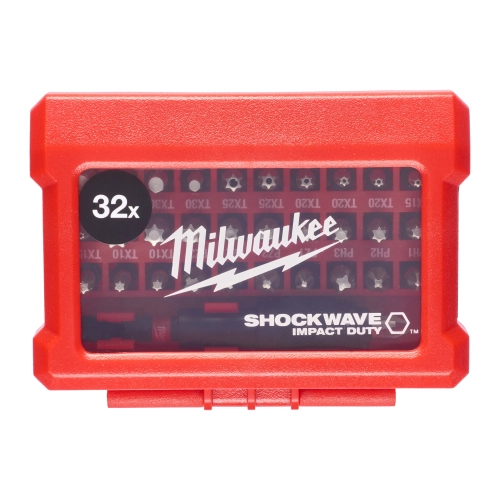 Zestaw bitów udarowych Milwaukee SHOCKWAVE IMPACT DUTY (32el.)