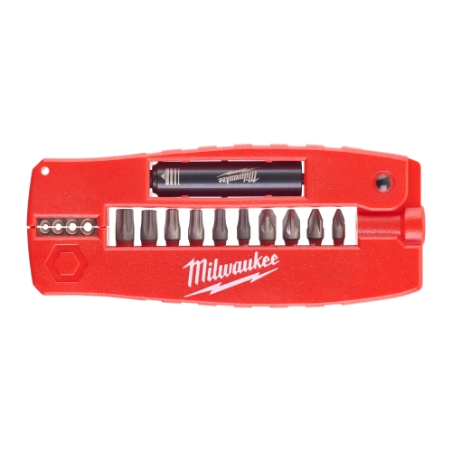 Zestaw bitów udarowych z ściągaczem izolacji Milwaukee SHOCKWAVE IMPACT DUTY (12el.)
