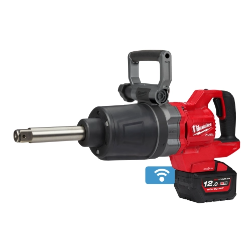 M18 ONEFHIWF1D-121C FUEL™ ONE-KEY™ Klucz udarowy 1″ o wysokim momencie obrotowym z rękojeścią D, długim wrzecionem i pierścieniem Milwaukee 4933499251