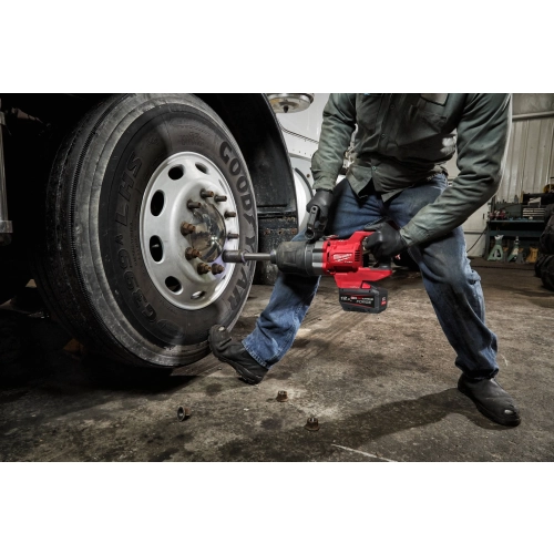M18 ONEFHIWF1D-121C FUEL™ ONE-KEY™ Klucz udarowy 1″ o wysokim momencie obrotowym z rękojeścią D, długim wrzecionem i pierścieniem Milwaukee 4933499251