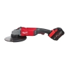 M18 ONEFLAG230XPDB-122C ONE-KEY™ Szlifierka kątowa 230 mm z hamulcem i włącznikiem łopatkowym Milwaukee zestaw z akumulatorami i ładowarką – widok 3