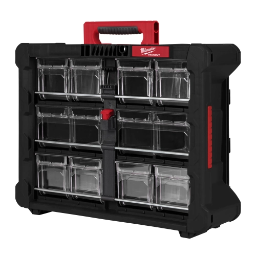 Organizer PACKOUT™ z uchylnymi pojemnikami Milwaukee