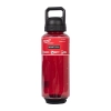 Plastikowa butelka PACKOUT™ 1420 ml z pokrywką – czerwona Milwaukee