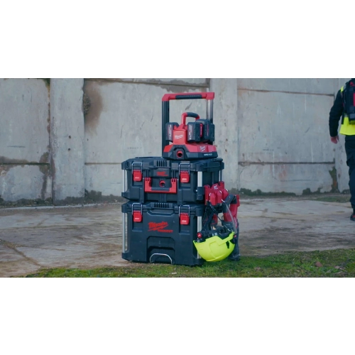 Szyna PACKOUT™ do montażu bocznego z 3 haczykami Milwaukee