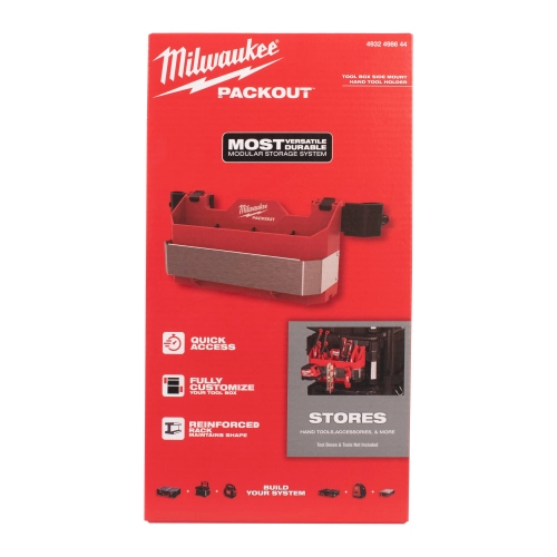 Boczny uchwyt na narzędzia ręczne Milwaukee PACKOUT – widok 3