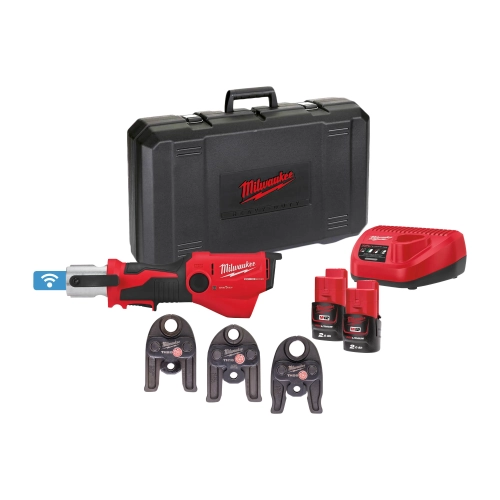 M12 ONEHPT-202C Th-set subkompaktowa zaciskarka FORCE LOGIC™ zestaw - (3 x szczęki TH 16,20,26mm) ONE-KEY™ Milwaukee 4933481036