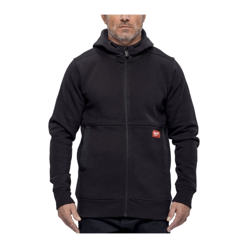 Bluza rozpinana z kapturem roz. L GRIDIRON WHZ BL czarna Milwaukee 4932499389