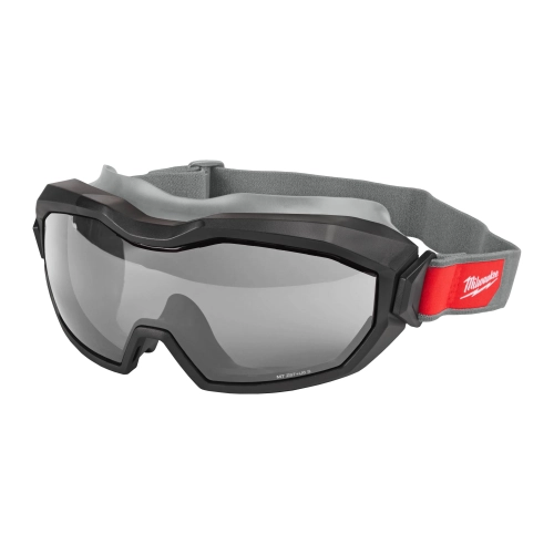 Gogle okulary szerokie szare niewentylowane Milwaukee