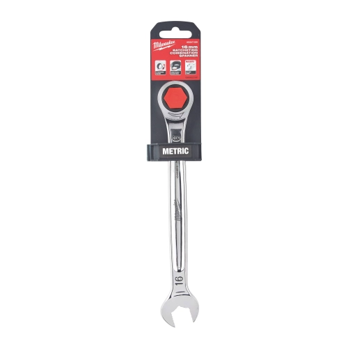 Klucz płasko-oczkowy z grzechotką 16mm MAXBITE Milwaukee 4932471509