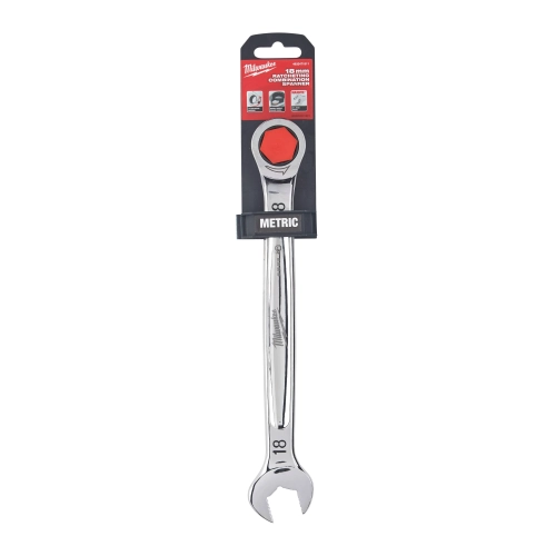 Klucz płasko-oczkowy z grzechotką 18mm MAXBITE Milwaukee 4932471511