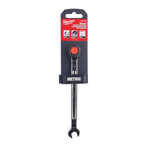 Klucz płasko-oczkowy z grzechotką 9mm MAXBITE Milwaukee 4932471502