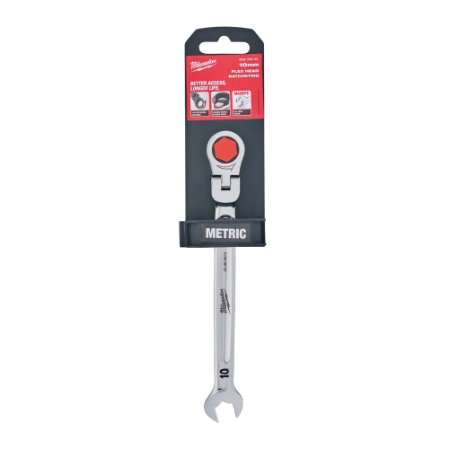Klucz płasko-oczkowy z ruchomą grzechotką 10mm MAXBITE Milwaukee – widok 2