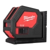 CLL-C Laser krzyżowy z zieloną wiązką na baterie AA Milwaukee 4933478753