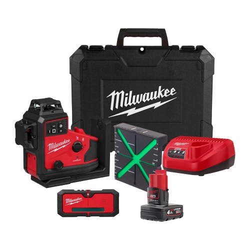 M12 A3PLO-401C M12™ Zielony laser automatyczny 360° 3 płaszczyzny ONE-KEY™ Milwaukee 4933499002