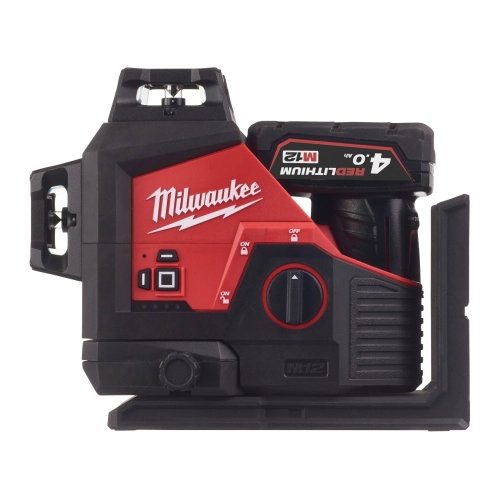 M12 3PL-401C Laser zielony krzyżowy 3-płaszczyznowy 360° Milwaukee 4933478102