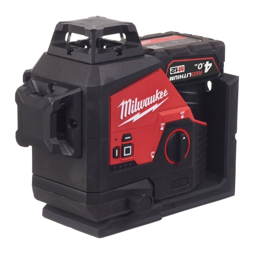 M12 3PL-401C Laser zielony krzyżowy 3-płaszczyznowy 360° Milwaukee 4933478102