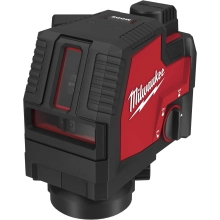 L4 CLL-301C Laser zielony krzyżowy REDLITHIUM USB Milwaukee – Obrót 360° i pokrętło regulacji