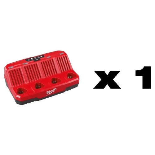 M12 C4 ładowarka 4-portowa M12™ Milwaukee 4932430554
