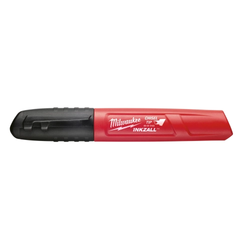 Marker czarny z końcówką typu dłuto INKZALL Milwaukee 48223103