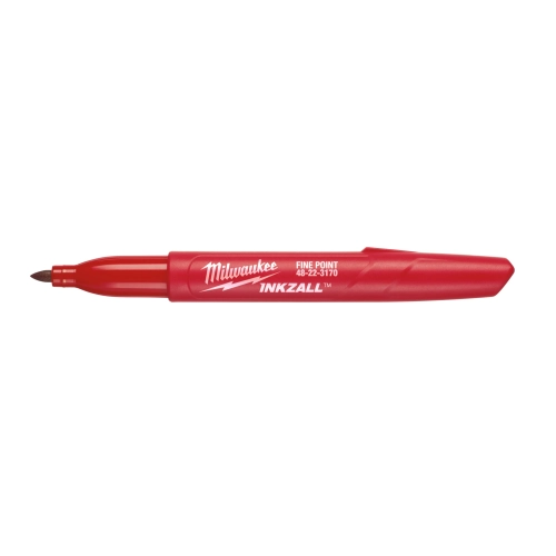Marker czerwony INKZALL Milwaukee 48223170 – widok 2