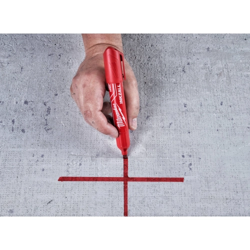 Marker czerwony L INKZALL Milwaukee – widok 3