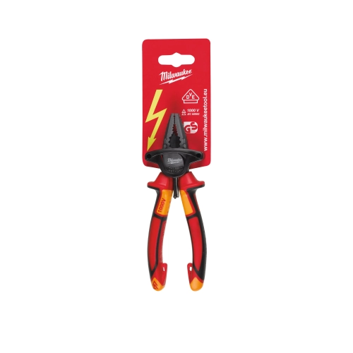 Szczypce uniwersalne izolowane VDE 165mm Milwaukee – widok 2