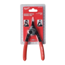 Szczypce wygięte 90° do pierścieni osadczych segera 0,9mm Milwaukee – widok 2