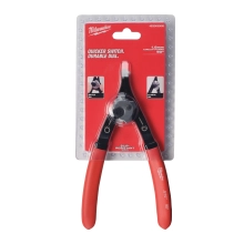 Szczypce wygięte 90° do pierścieni osadczych segera 1,8mm Milwaukee – widok 2