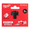 Uniwersalny adapter do otwornic QUIK-LOK XL 32-210mm (2szt) Milwaukee – widok 4