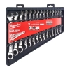 Zestaw kluczy płasko-oczkowych z grzechotką (15szt) MAXBITE Milwaukee 4932464994