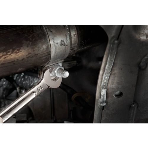 Zestaw kluczy płasko-oczkowych z grzechotką (15szt) MAXBITE Milwaukee 4932464994