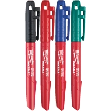 Zestaw markerów 4 kolory INKZALL (4szt) Milwaukee 48223106 – widok 2